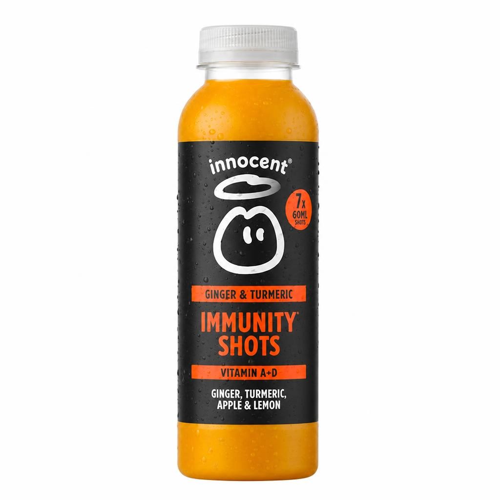 innocent 7 x Ginger & Turmeric Immunity Shots 420ml