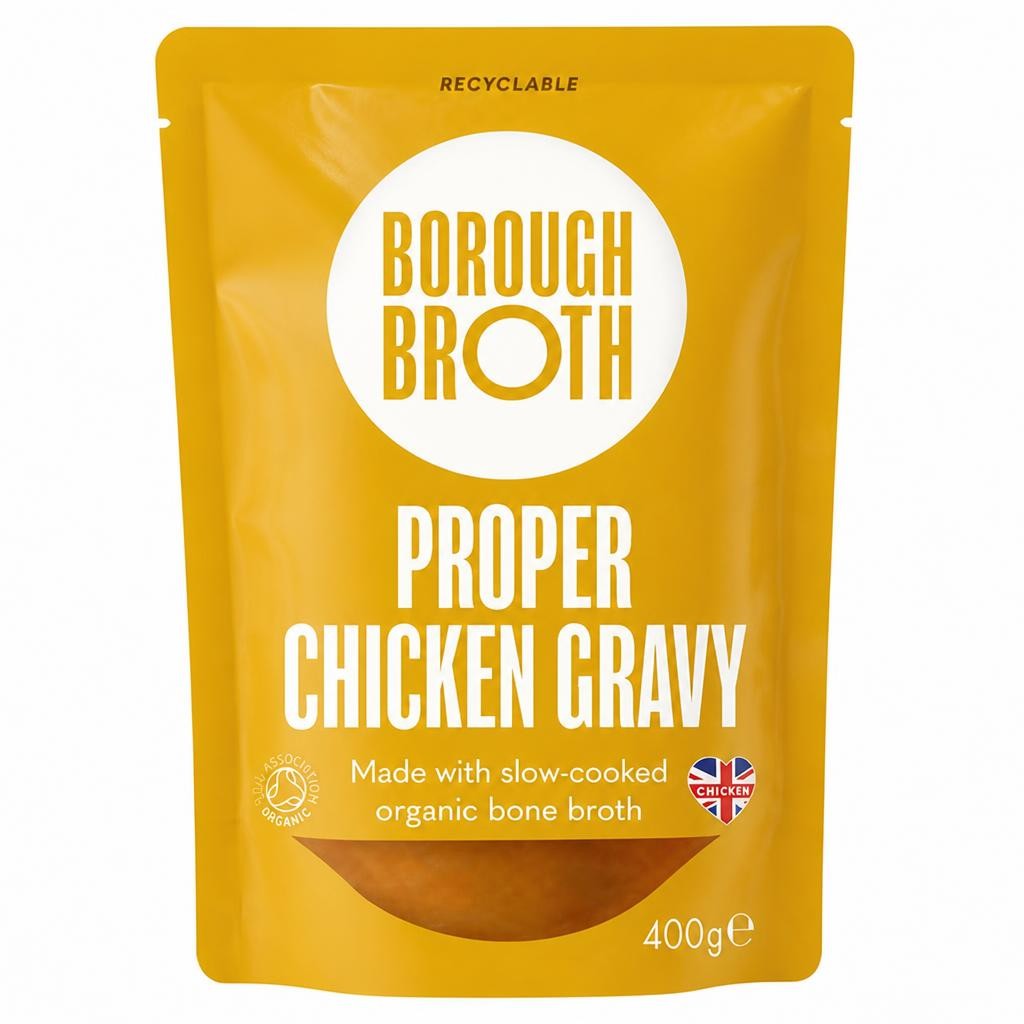 Borough Broth 400g Proper Chicken Organic Bone Broth Gravy