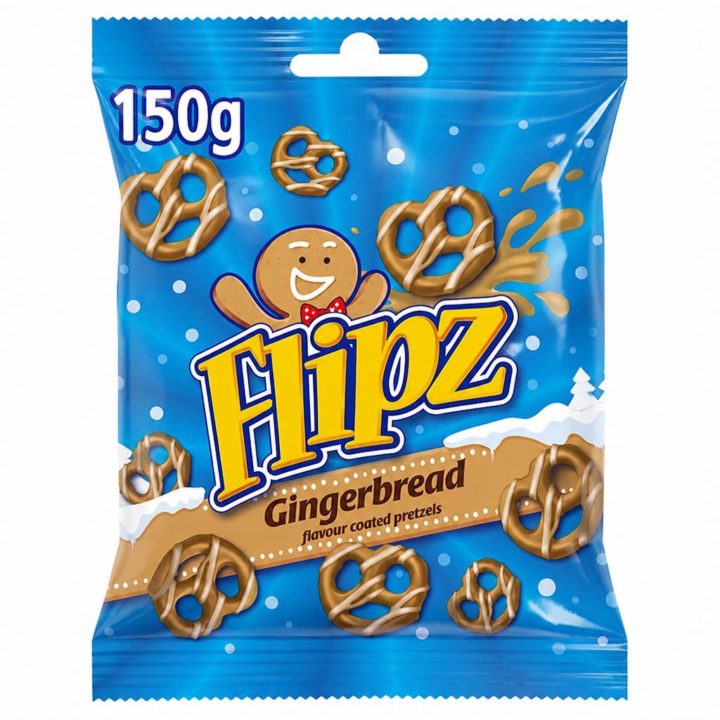 Flipz G/Bread Flavour Coated Pretzels 150G