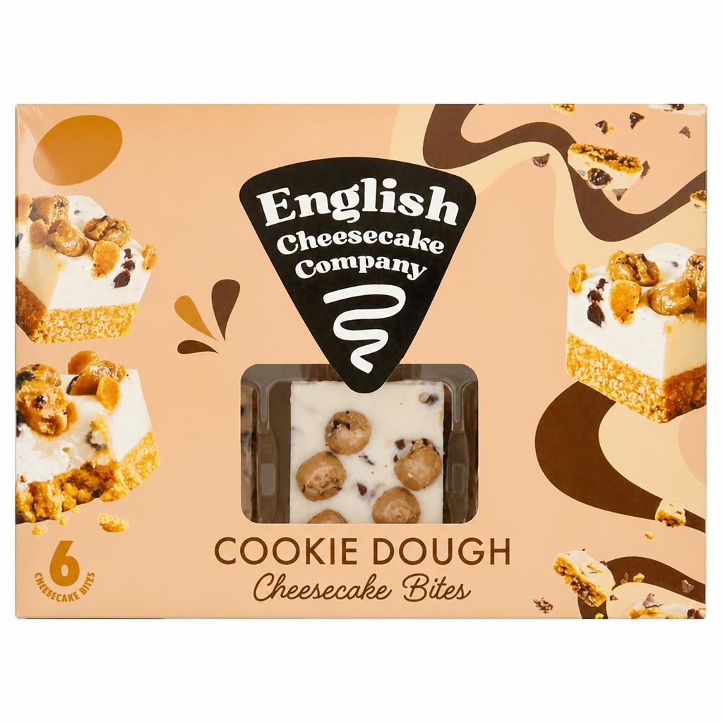 English Cheesecake Company 6 x 35g Cookie Dough Cheesecake Bites
