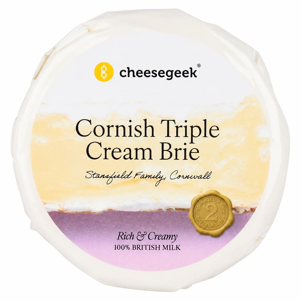 Cheesegeek 200g Cornish Triple Cream Brie Cheese