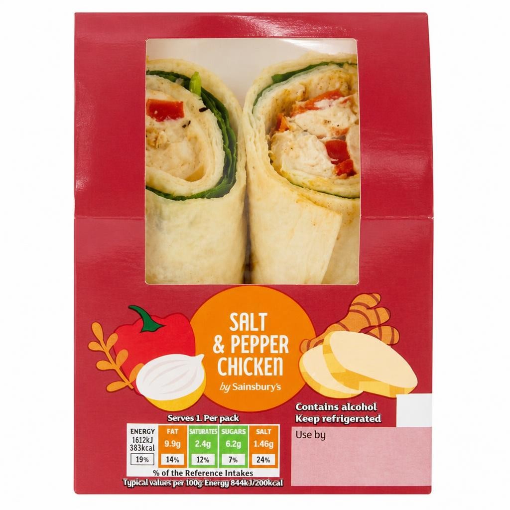 Sainsbury's Salt & Pepper Chicken Wrap