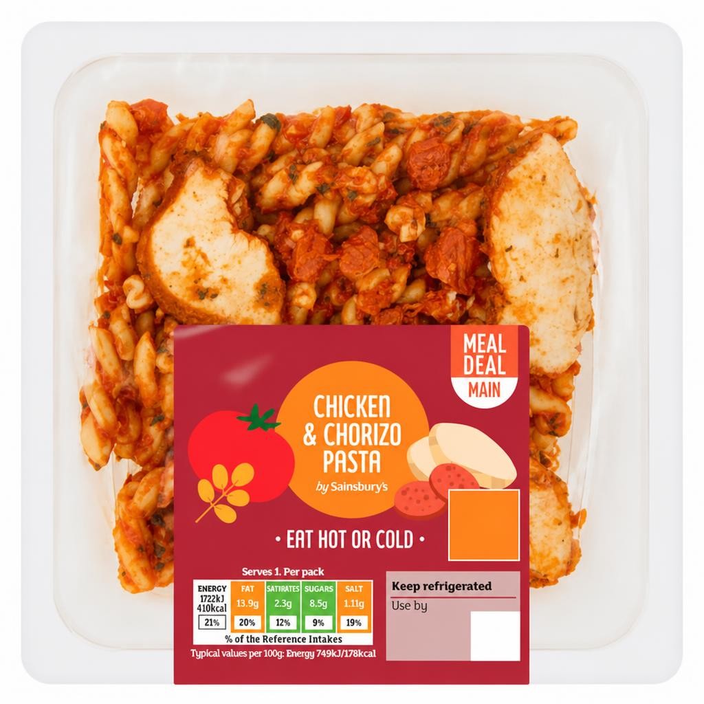 Sainsbury's Chicken & Chorizo Pasta 230g