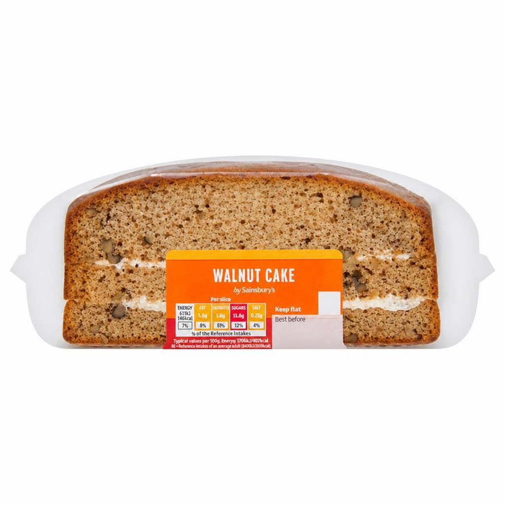 Sainsbury's 306g Walnut Loaf Cake
