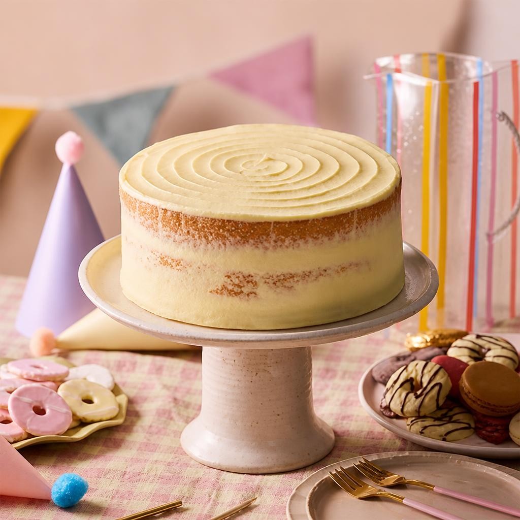 Single Tier Naked Cake