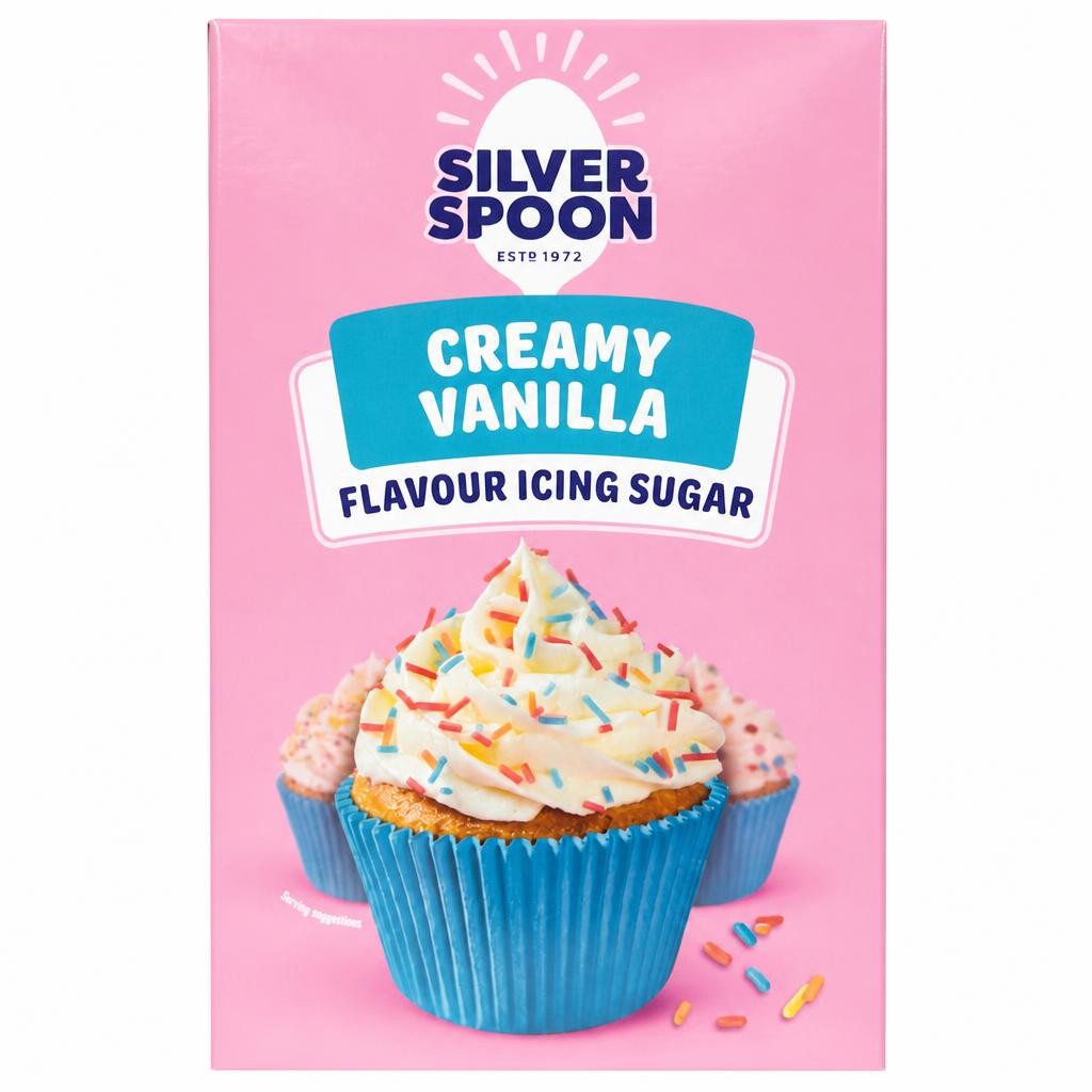 Silver Spoon Creamy Vanilla Flavour Icing Sugar 200g