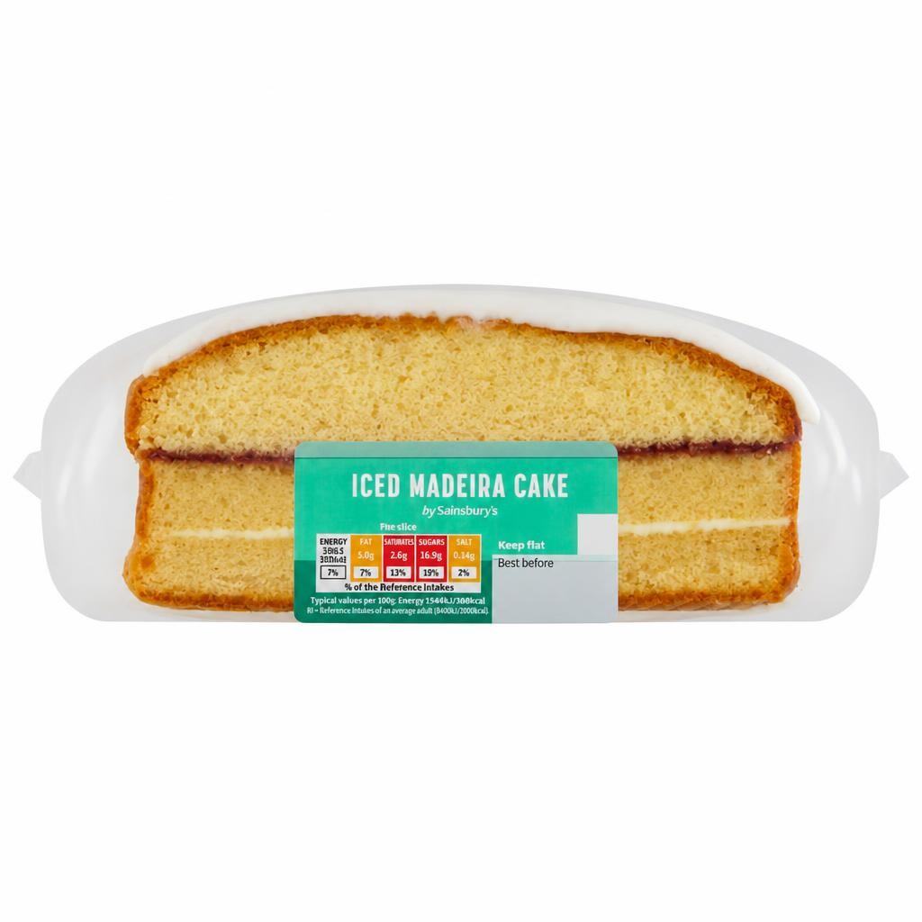 Sainsbury's 298g Iced Madeira Loaf Cake