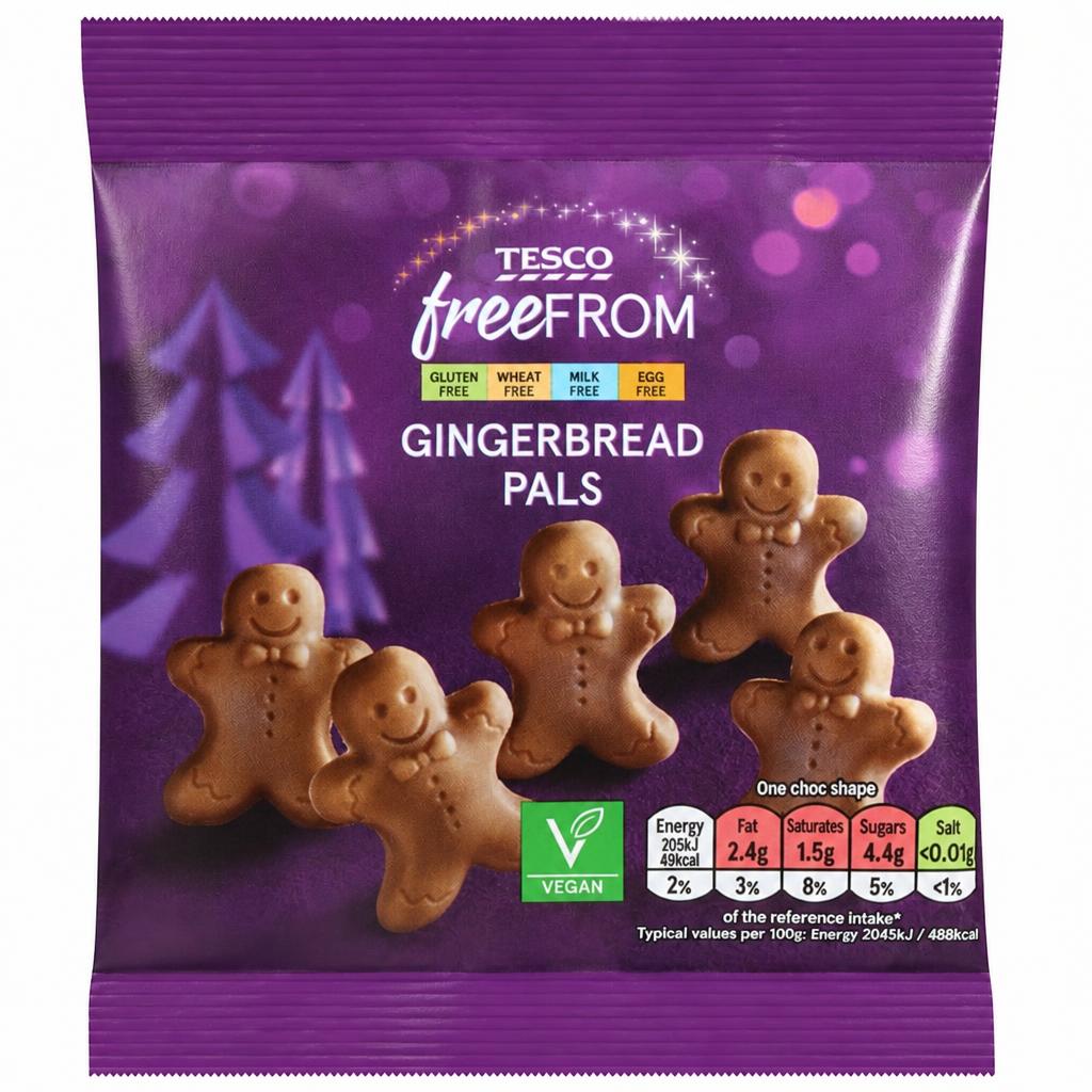 Tesco Freefrom Gingerbread Pals 50g