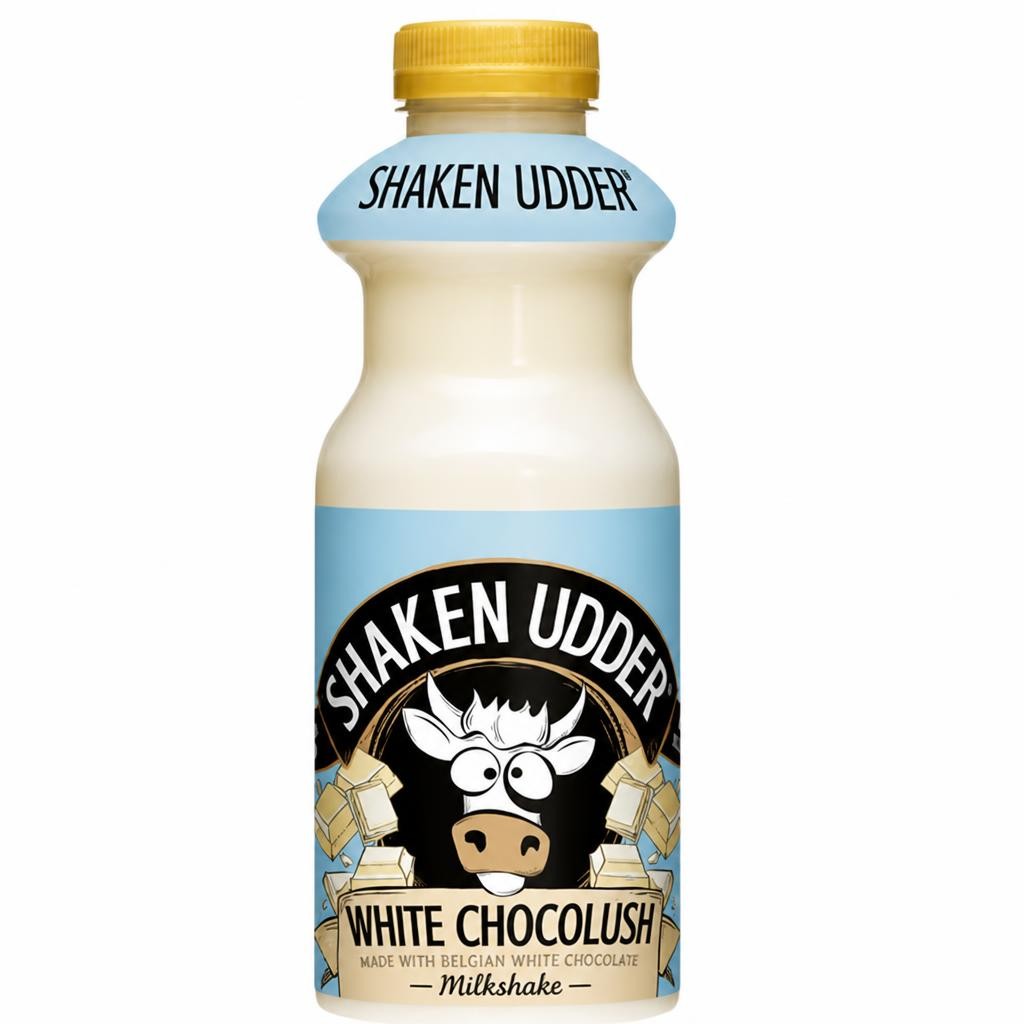 Shaken Udder White Chocolush Milkshake 750ml