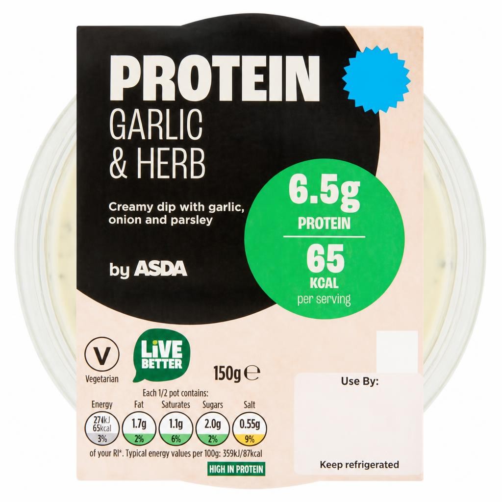 ASDA Protein Garlic & Herb 150g