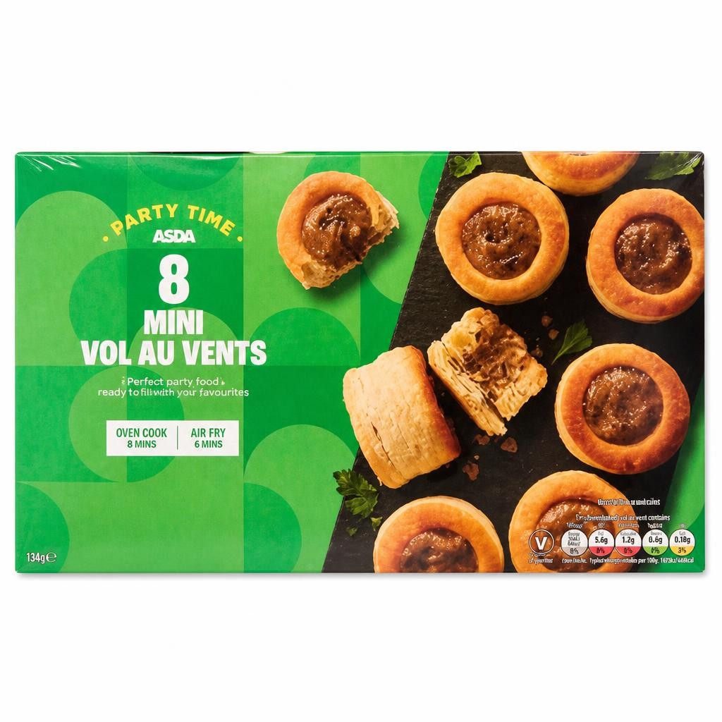 ASDA Mini Vol Au Vents 144g