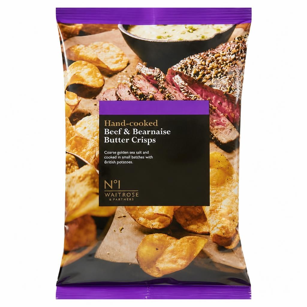 No.1 Hand-Cooked Beef & Bearnaise Butter Crisps