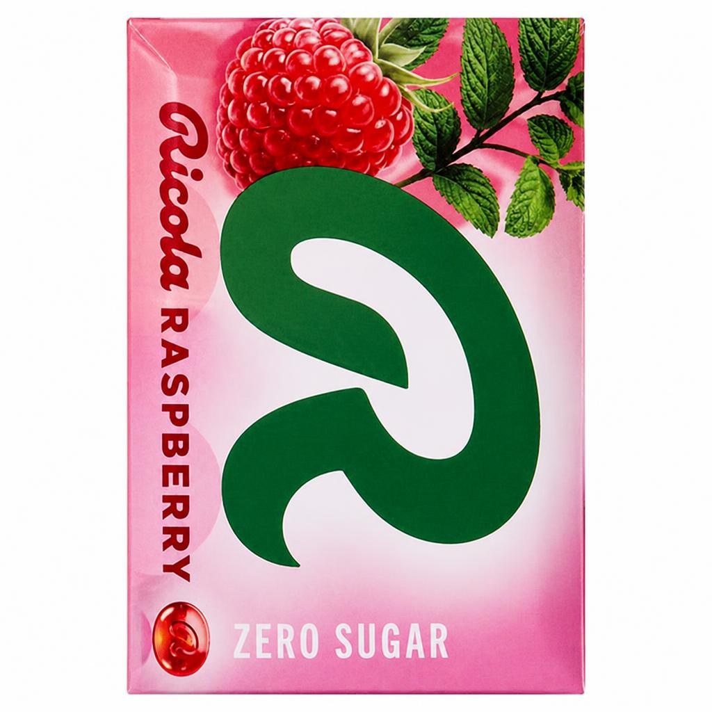 Ricola 27.5g Sugar Free Raspberry Pocket Box Mint