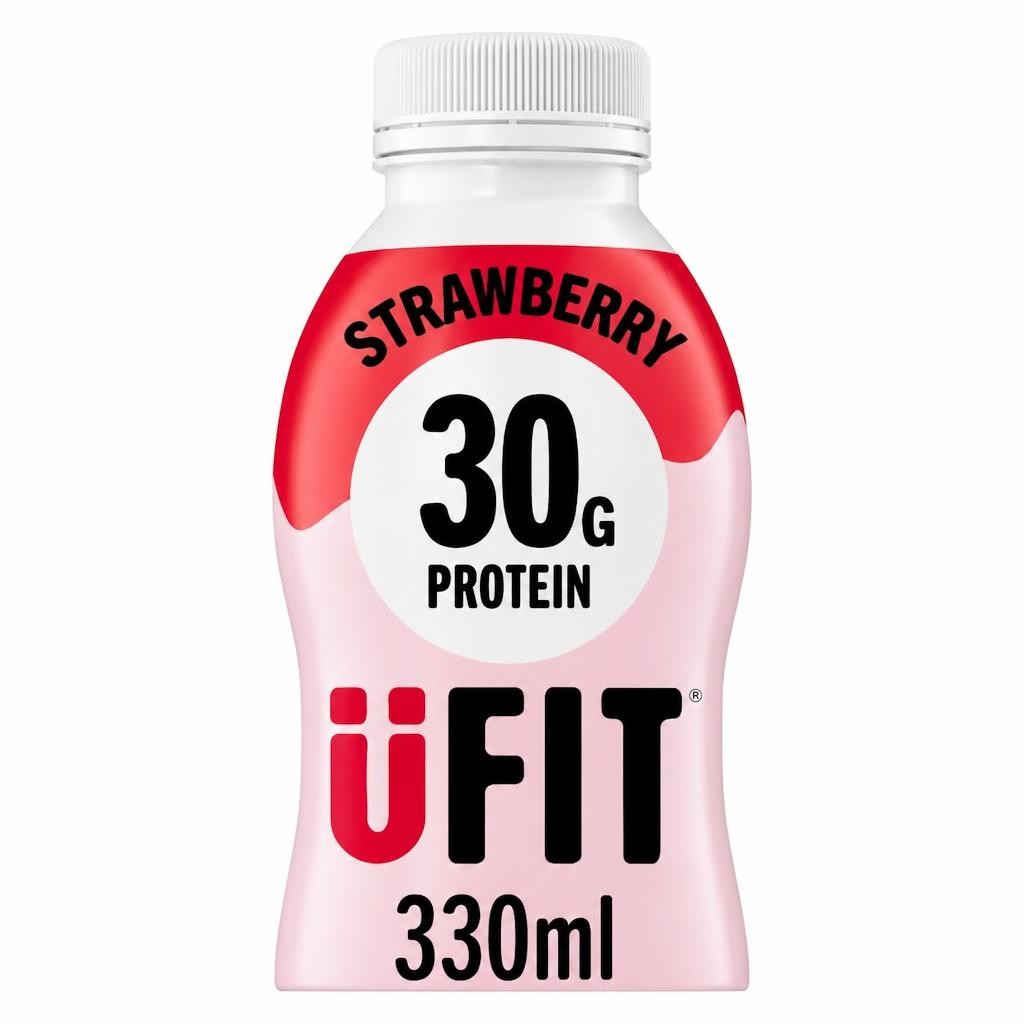Ufit Strawberry Protein Milkshake Drink 330ml
