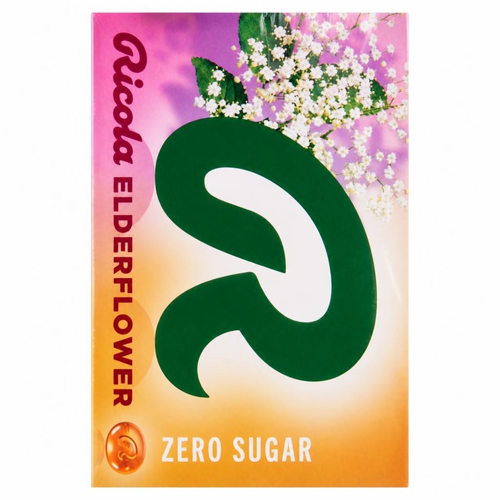 Ricola 27.5g Sugare Free Elderflower Pocket Box Mint