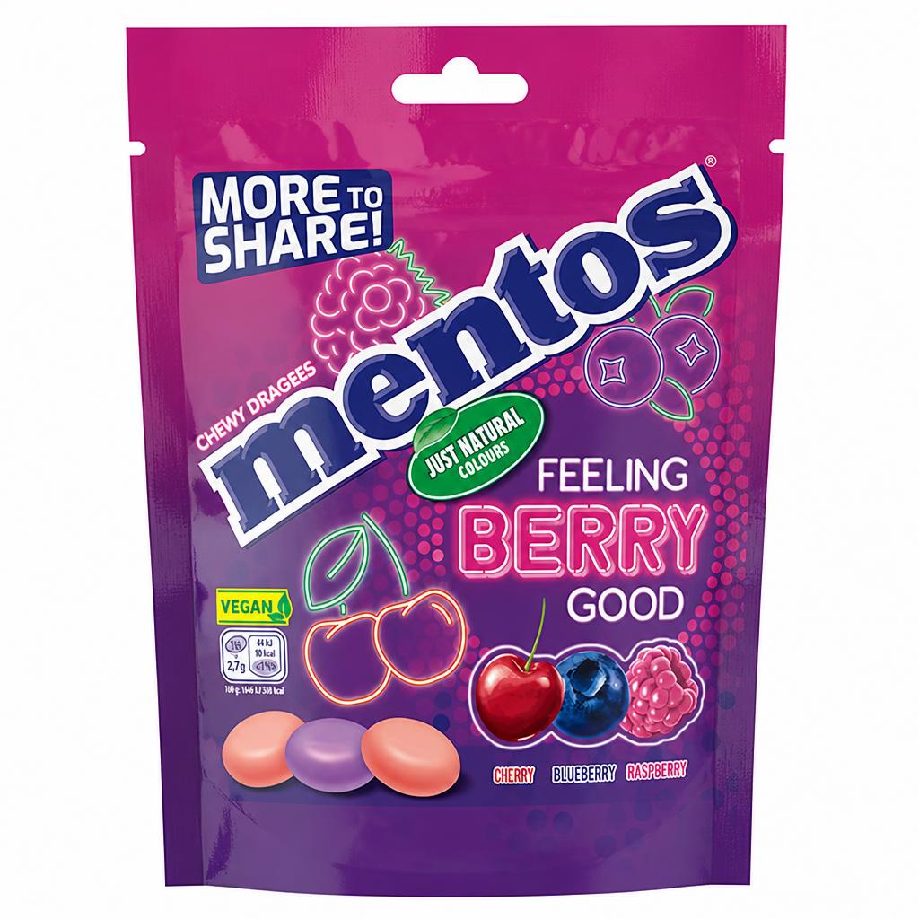 Mentos 160g Feeling Berry Good Chewy Dragees