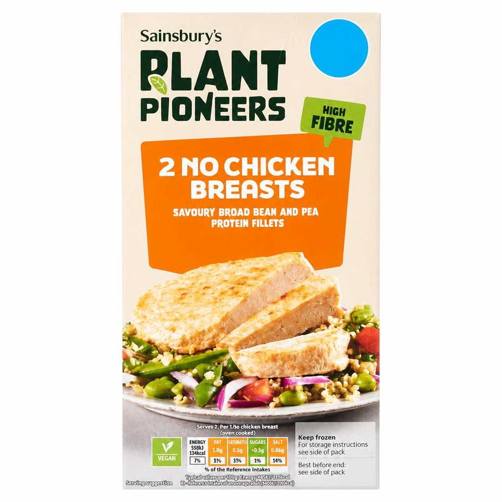 Plant Pioneers 2 x No Chicken Breasts 180g