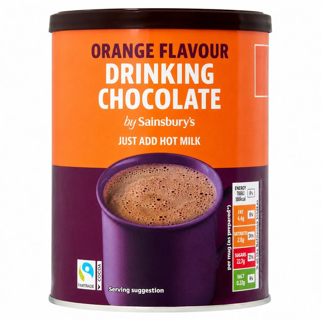 Sainsbury's 300g Orange Flavour Drinking Chocolate