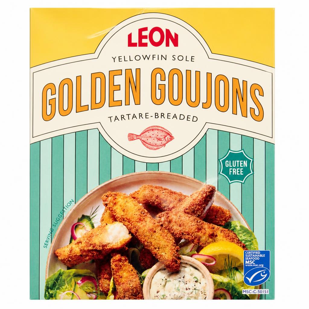 LEON 300g Yellowfin Sole Tartare Breaded Golden Goujons