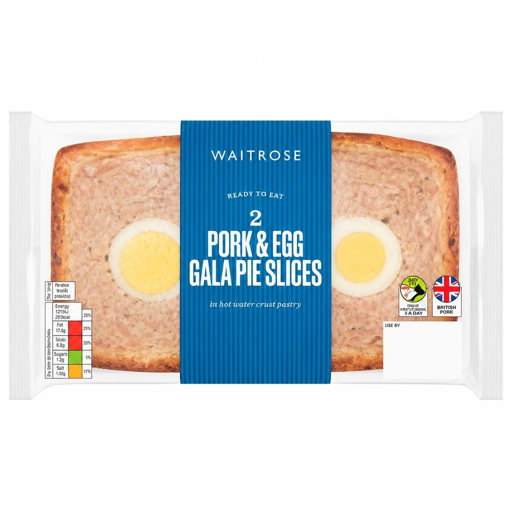 Waitrose Pork & Egg Gala Pie Slices