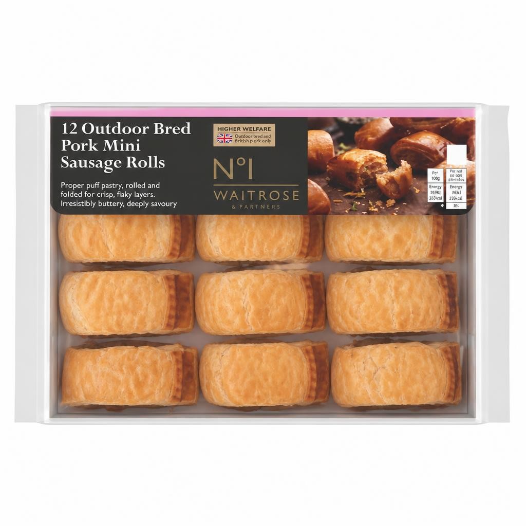 No.1 Outdoor Bred Pork Mini Sausage Rolls