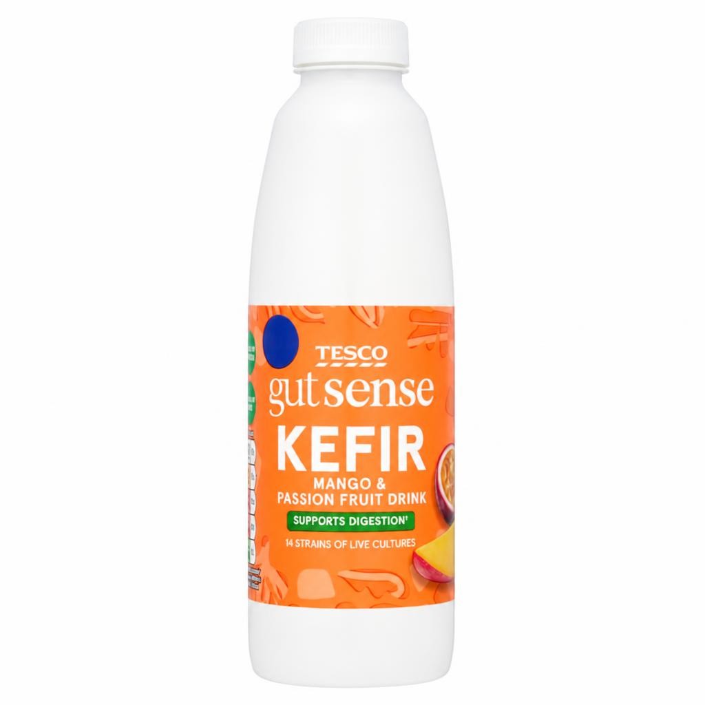 Tesco Gut Sense Kefir Mango and Passionfruit Drink 750ml