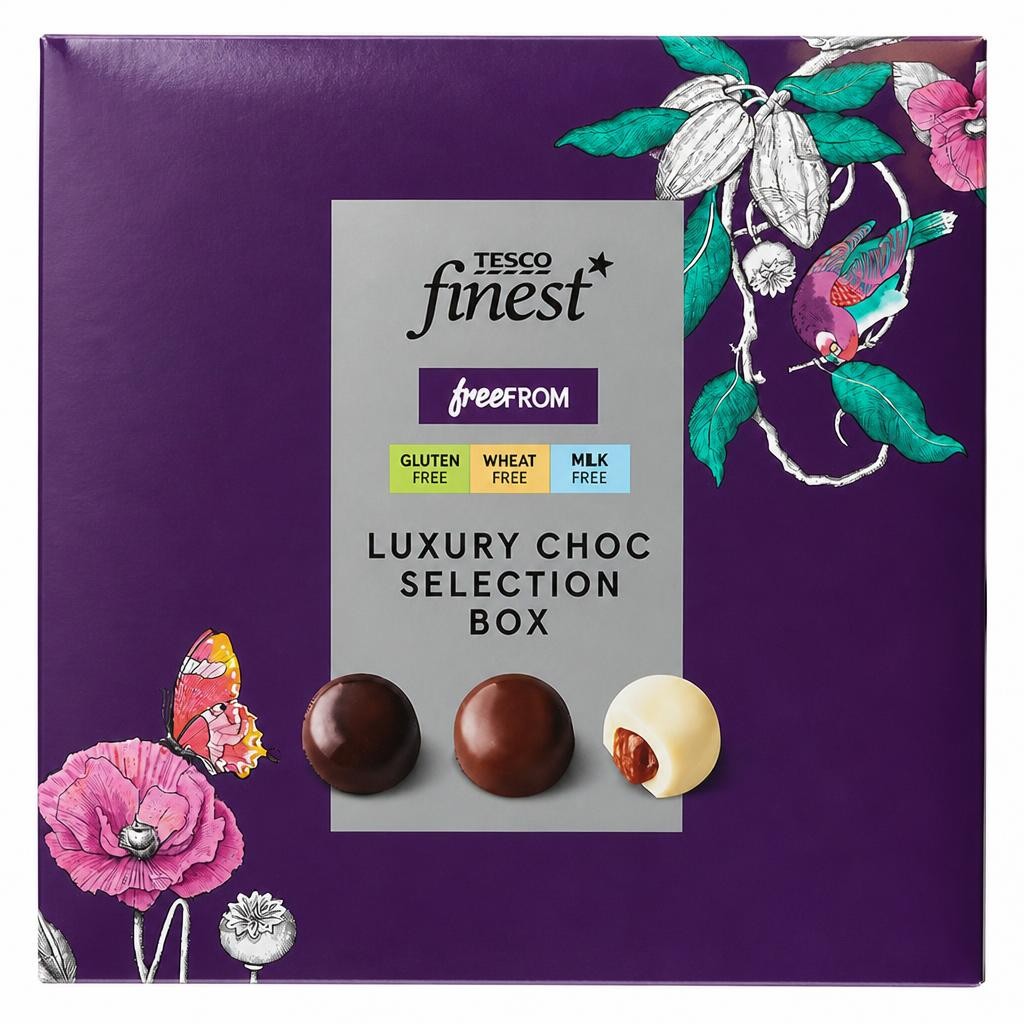 Tesco Finest Free From Chocolate Selection Box 90g