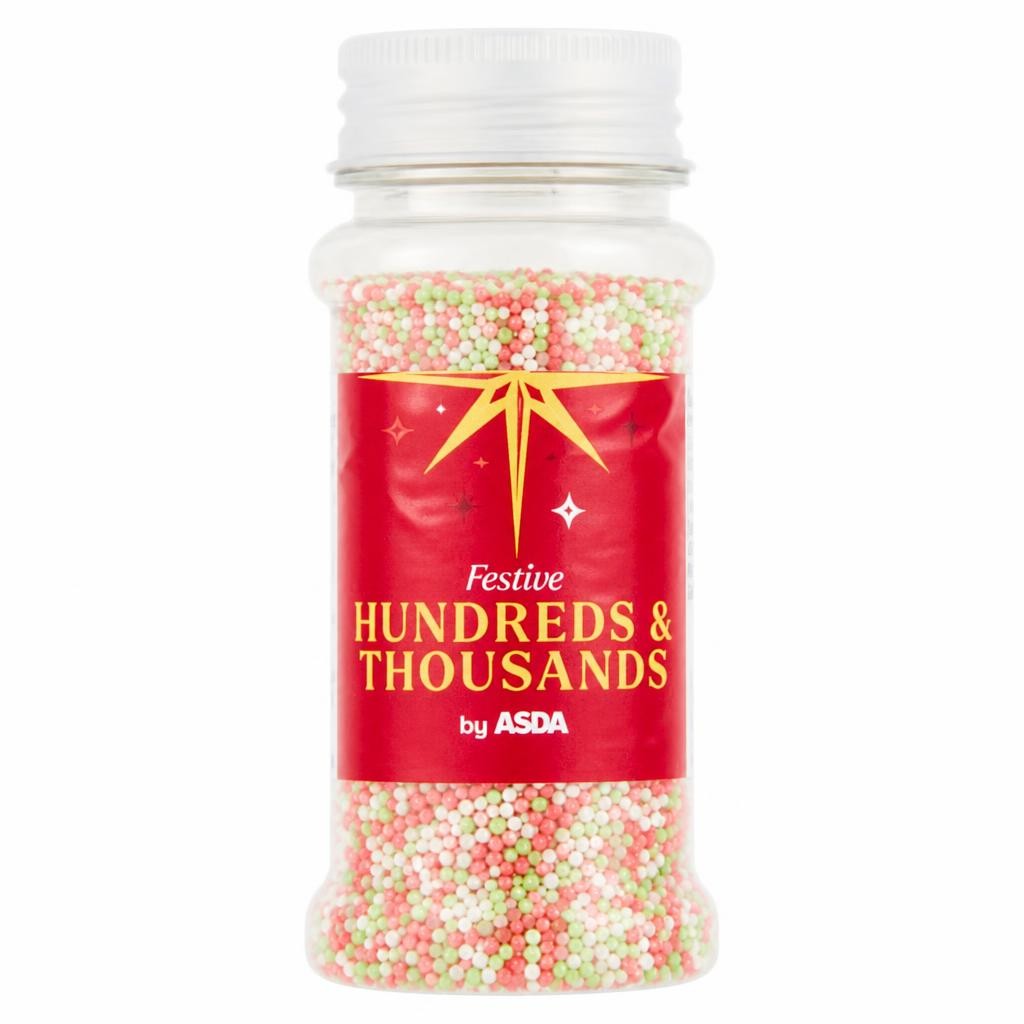 ASDA Festive Hundreds & Thousands 80g