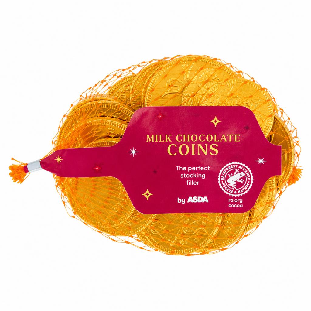 ASDA Milk Chocolate Coins 62g