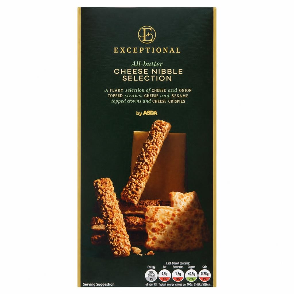 Exceptional by ASDA All-Butter Cheese Nibble Selection 100g