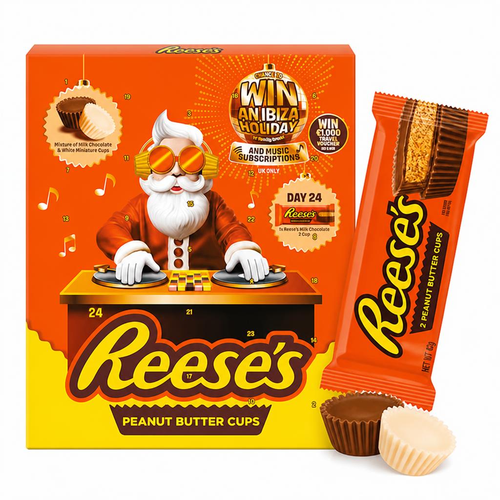 Reese's 245g Peanut Butter Milk & White Miniatures Advent Calendar