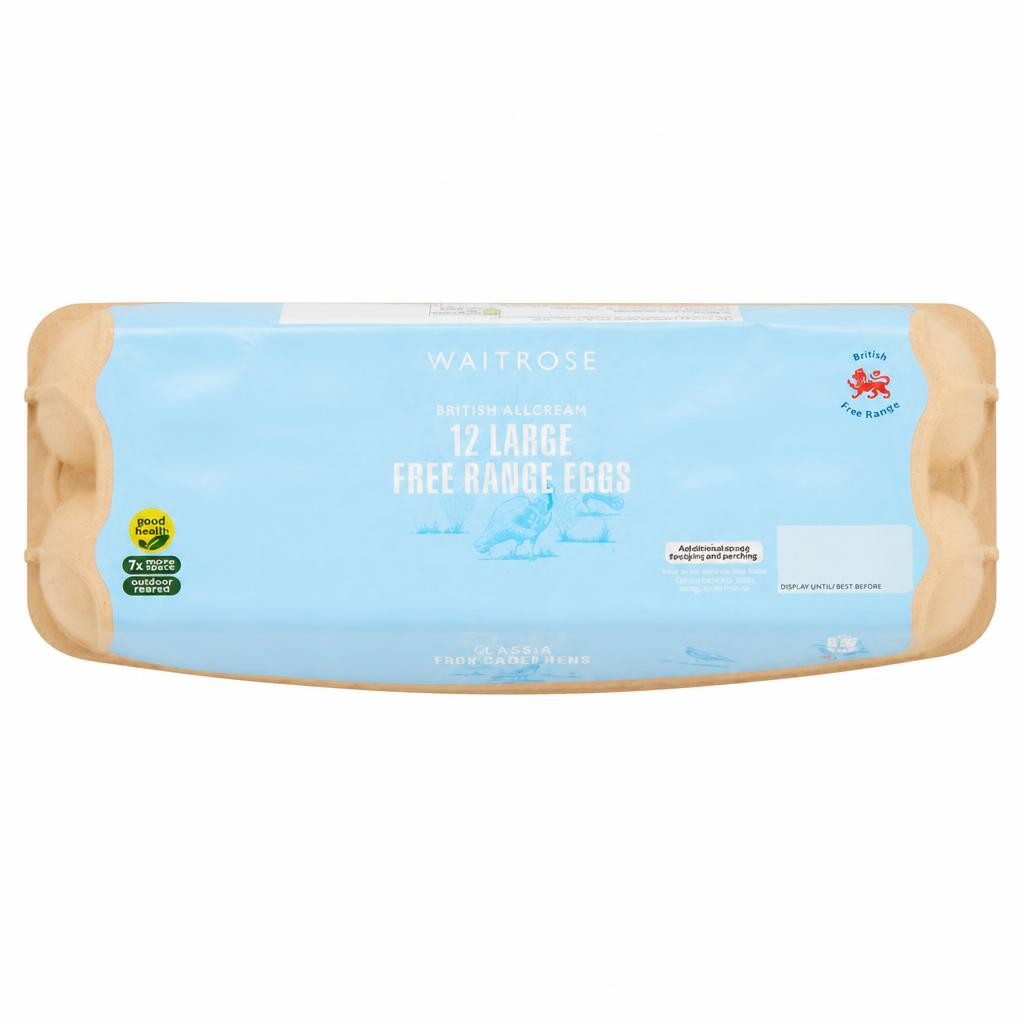Waitrose Large British Blacktail Free Range Eggs