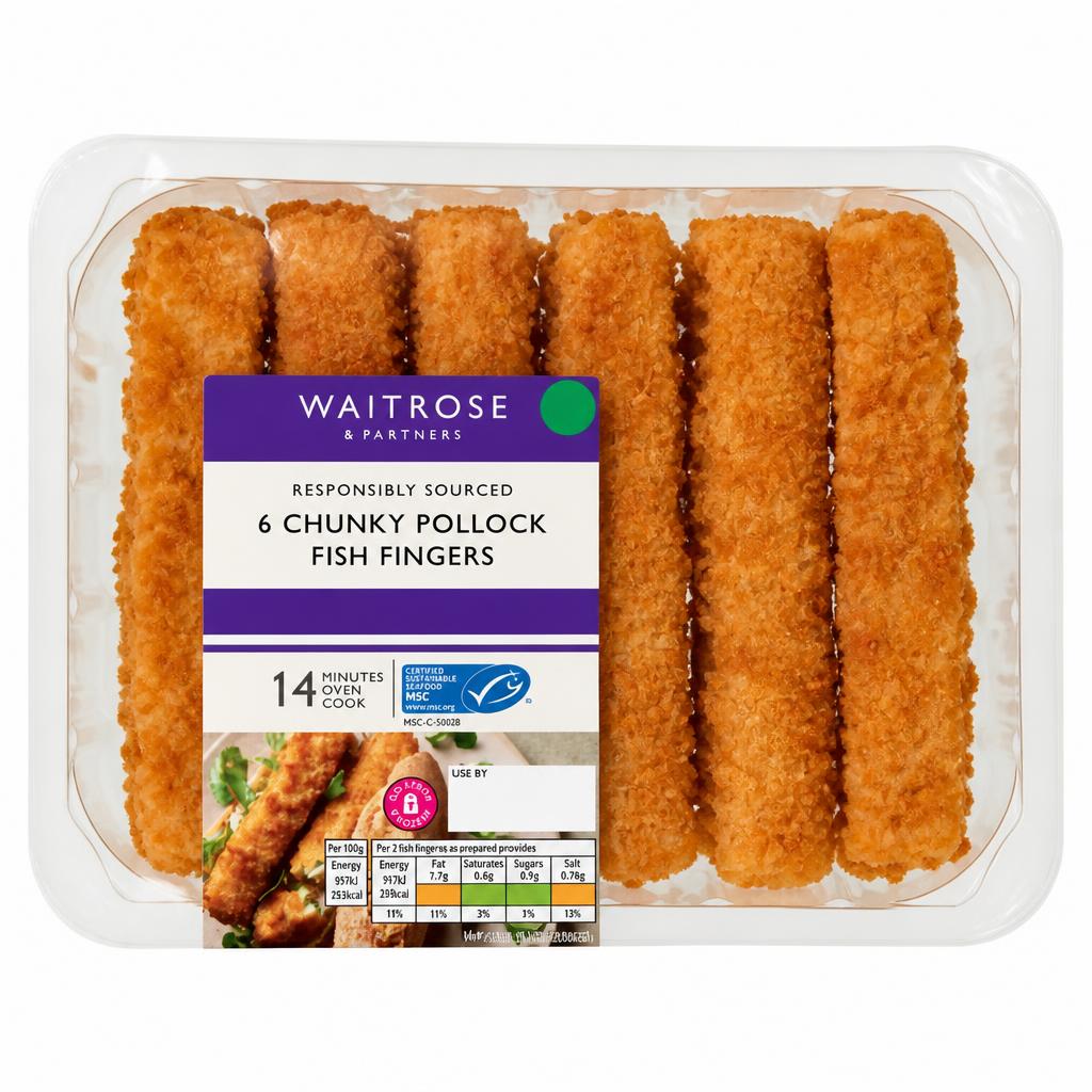 Waitrose Pollock Fingers