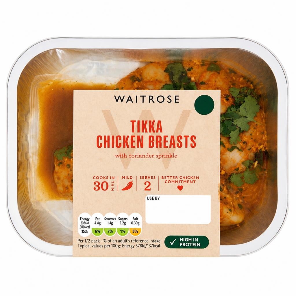 Waitrose Tikka Chicken Breasts