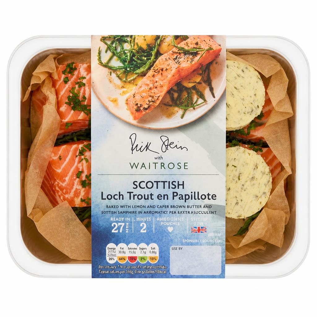 Rick Stein Scottish Loch Trout en Papillote
