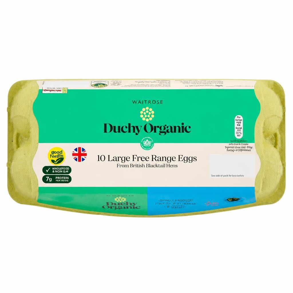 Duchy Organic 10 Large Free Range Eggs