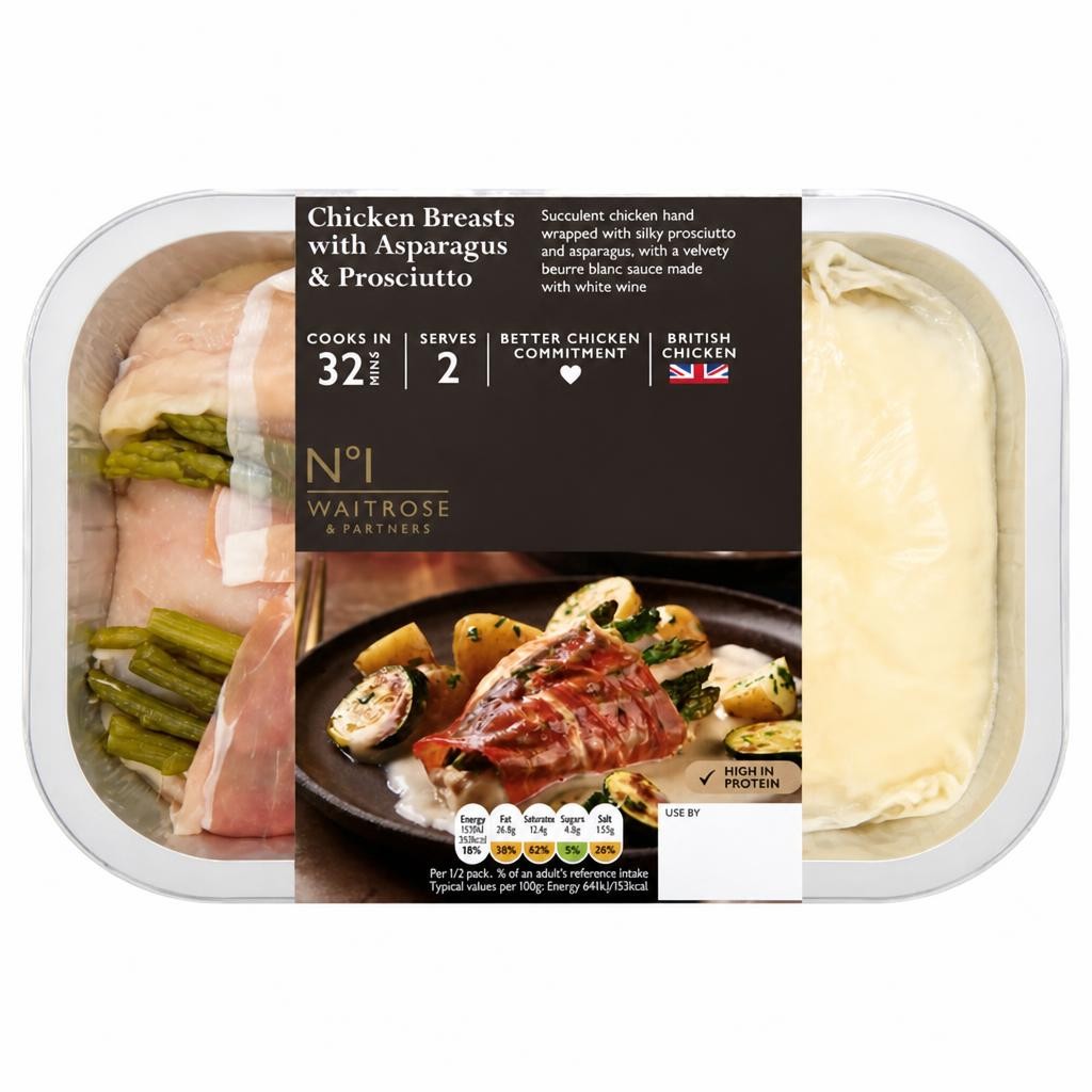 No.1 Chicken Breasts with Asparagus & Prosciutto