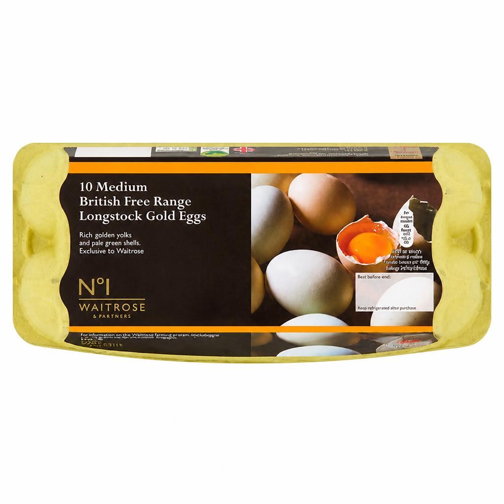 No.1 Longstock Gold 10 Medium Eggs