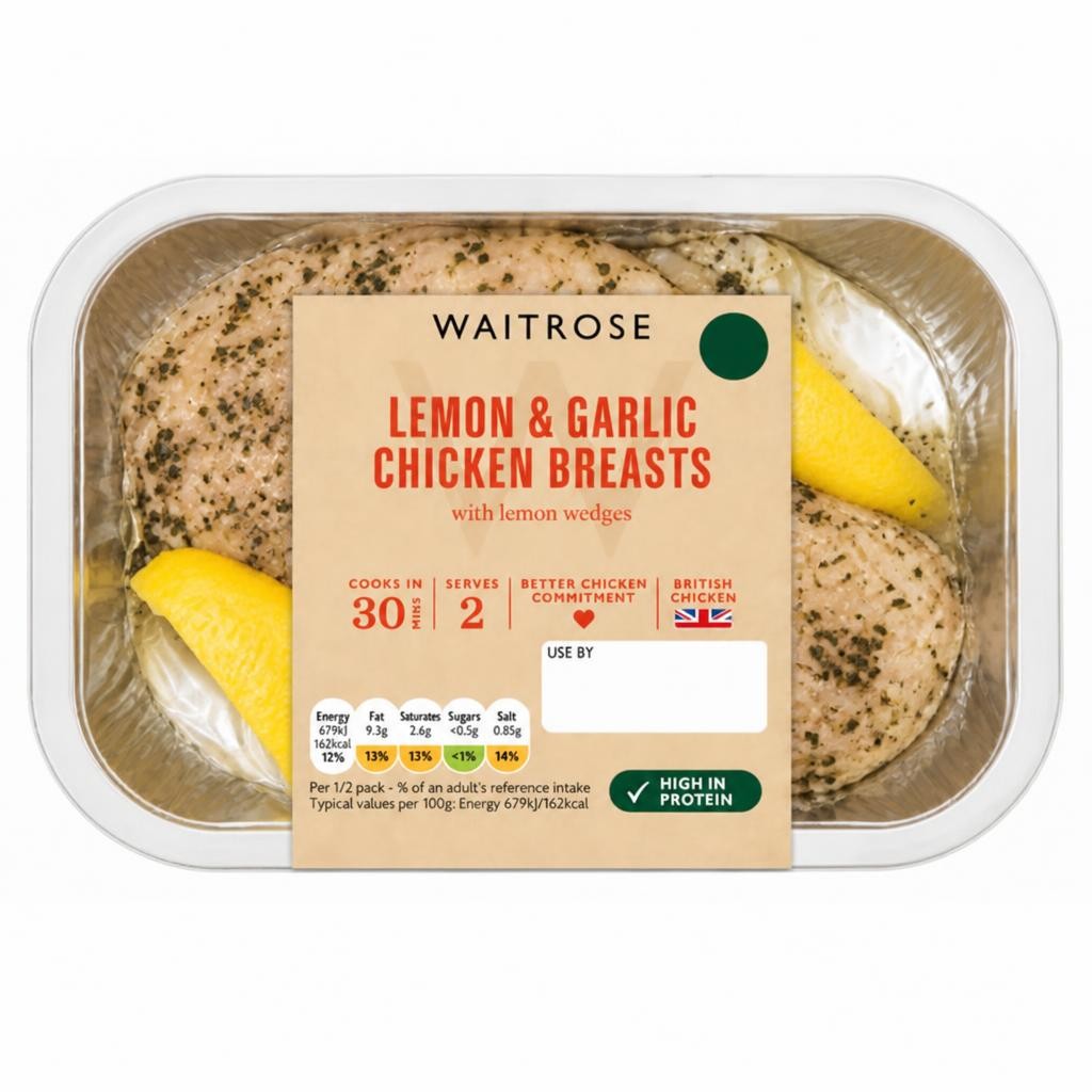 Waitrose Lemon & Garlic Chicken Breasts