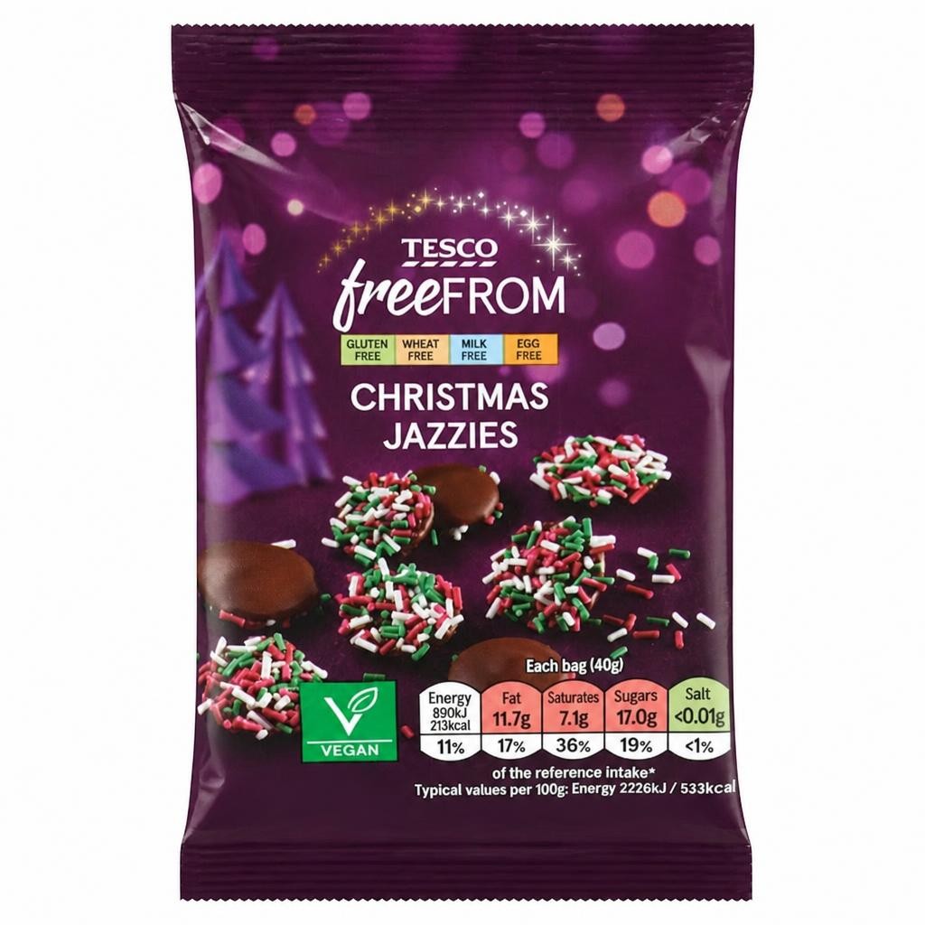 Tesco Free From Christmas Jazzies 40g