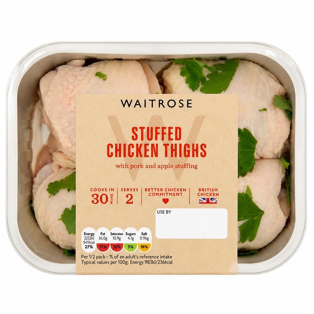 Waitrose Stuffed Chicken Thighs