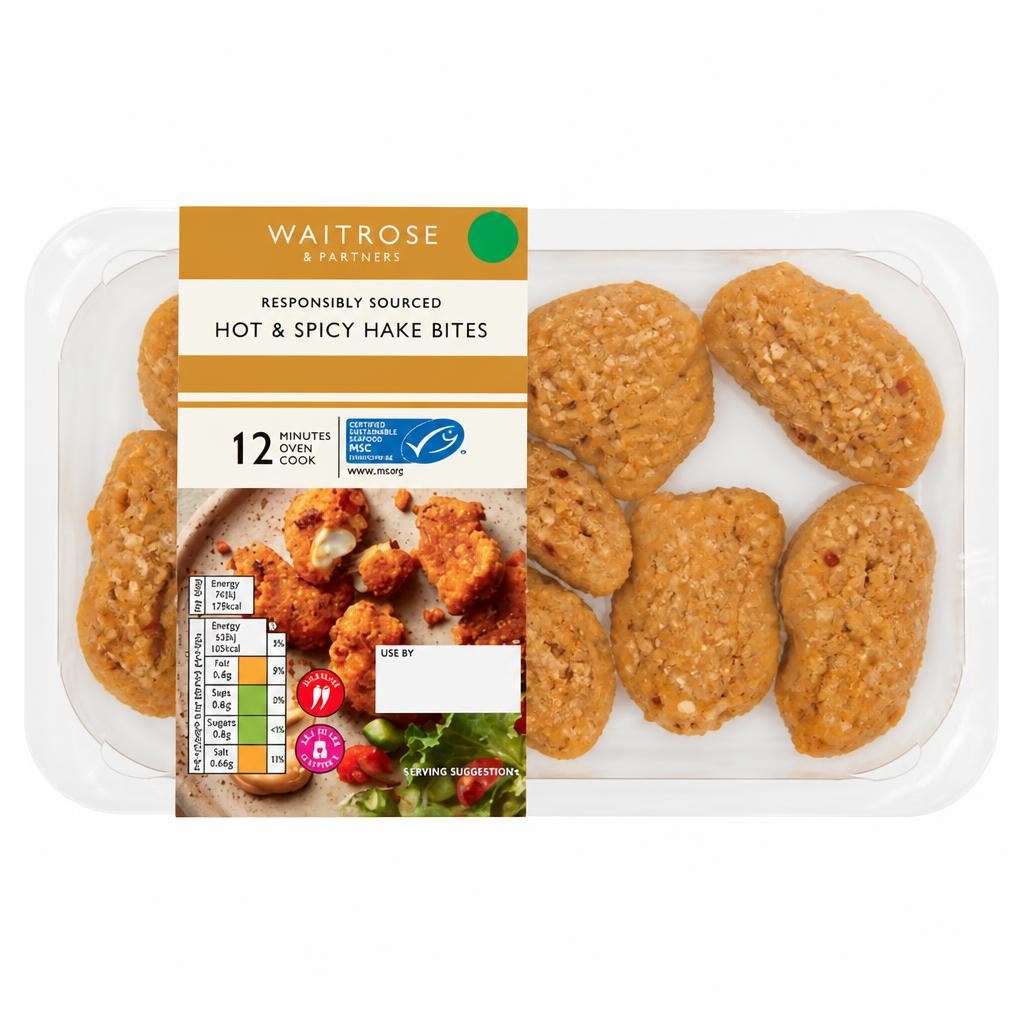 Waitrose Hot & Spicy Hake Bites