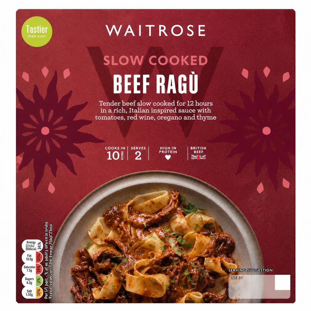 Waitrose Slow Cooked Beef Ragù