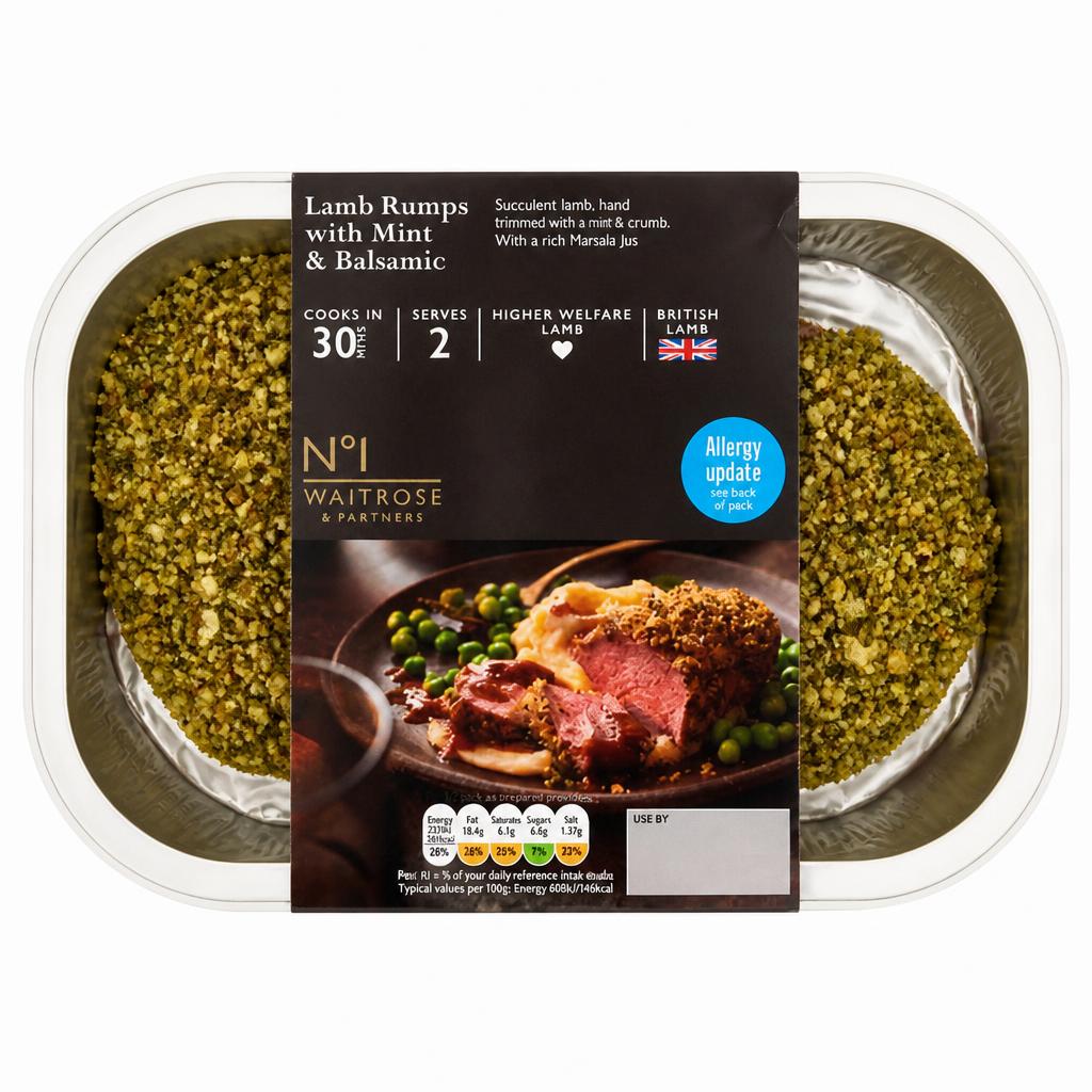 No.1 Lamb Rumps with Mint & Balsamic