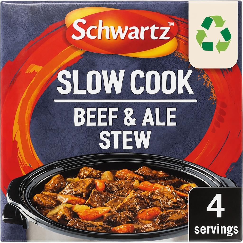 Schwartz Slow Cook Beef & Ale Stew Recipe Mix 38g