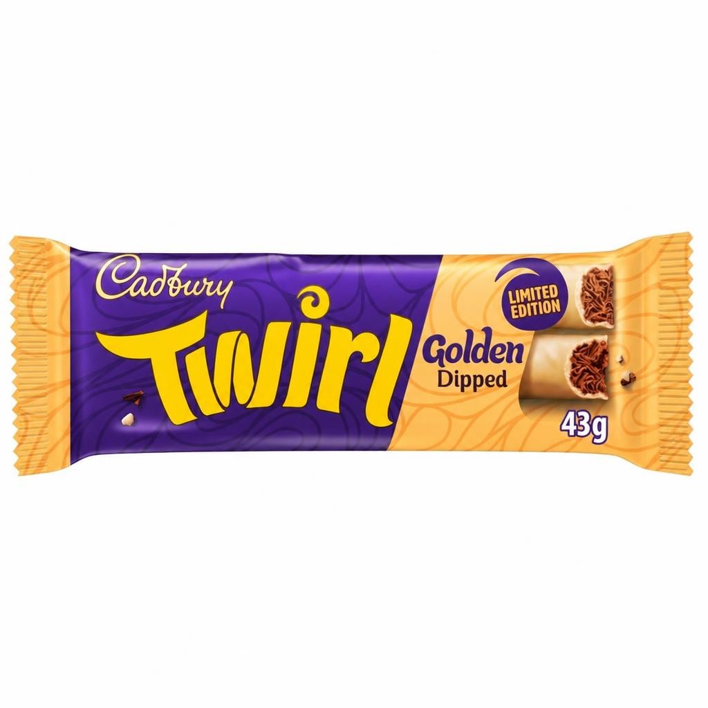 Cadbury Twirl Golden Dipped 43g