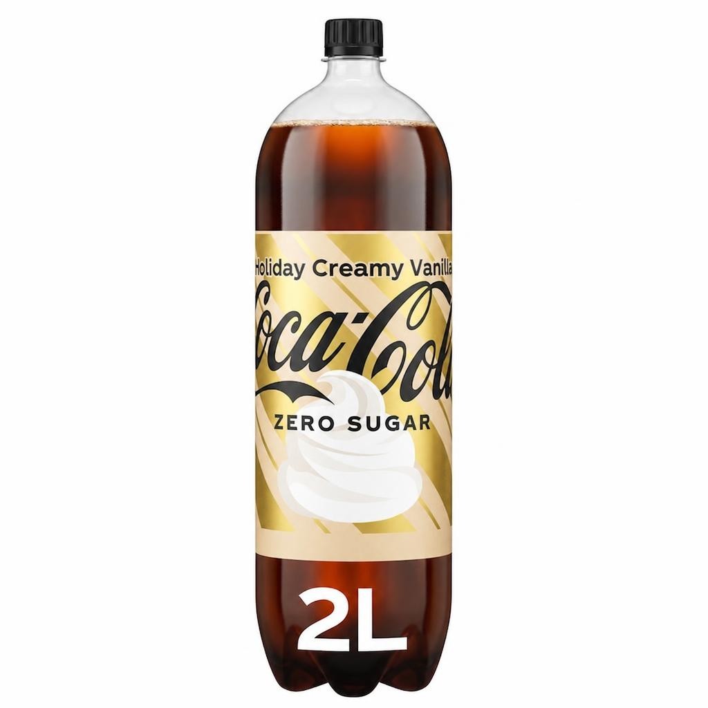 Coca Cola Zero Sugar Holiday Creamy Vanilla 2L