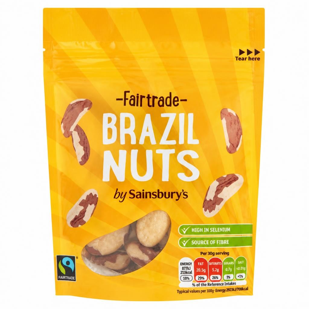 Sainsbury's Fairtrade Brazil Nuts 100g
