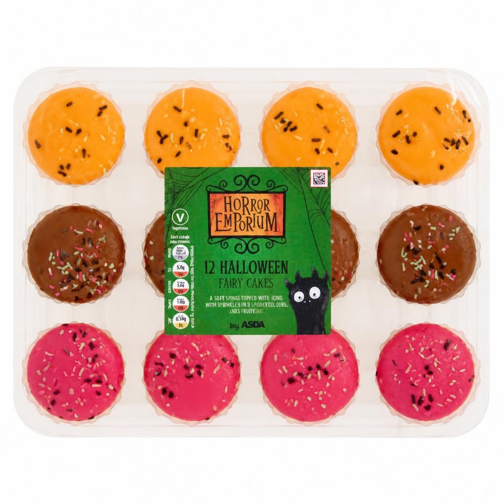ASDA 12 Halloween Fairy Cakes
