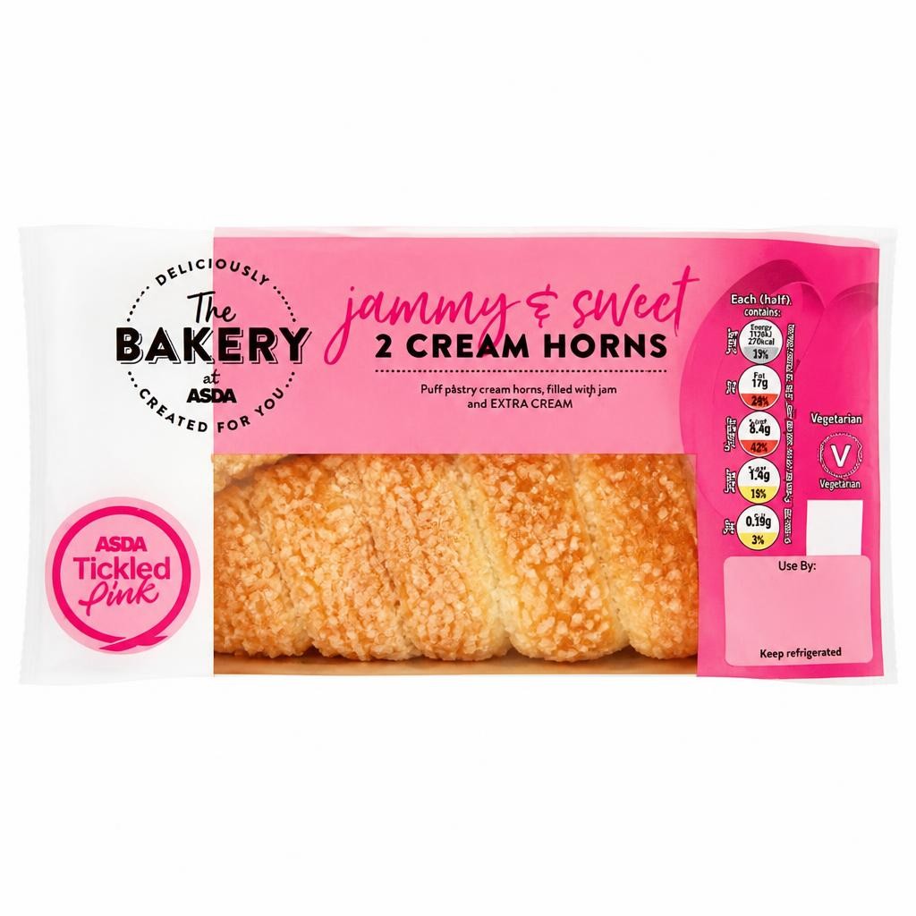 The BAKERY at ASDA 2 Cream Horns